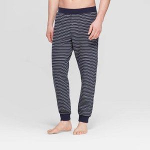 Men's Navy Striped Pajama Pants